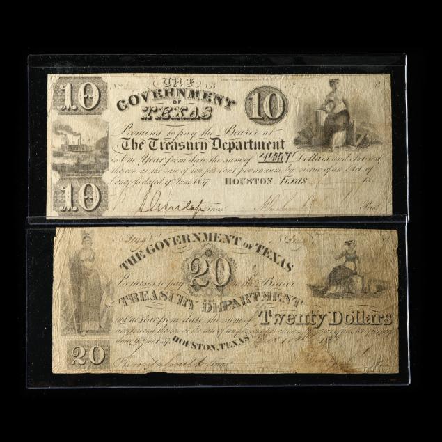 the-government-of-texas-houston-10-and-20-notes