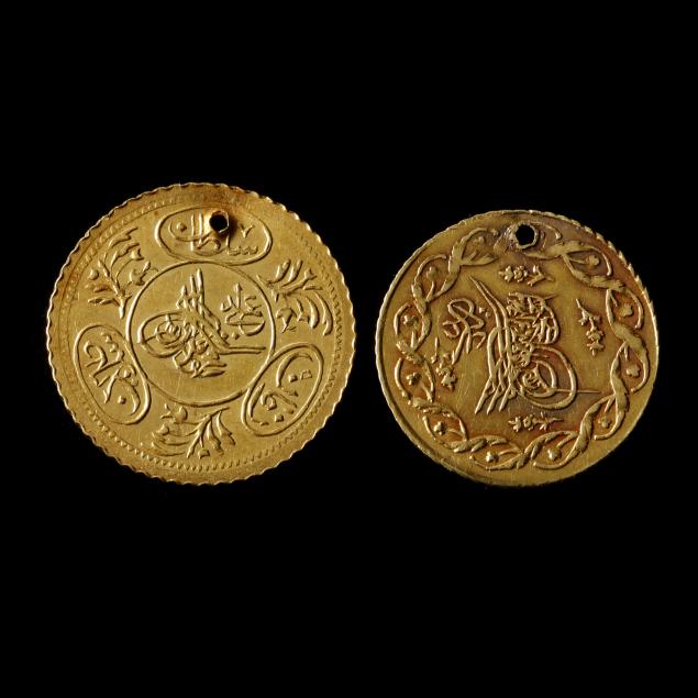 two-holed-early-19th-century-ottoman-gold-coins