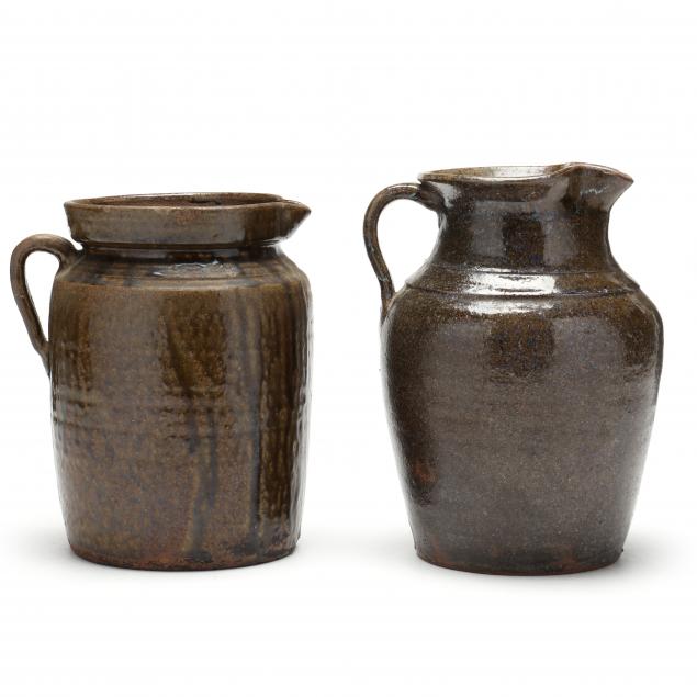 two-vintage-western-nc-pitchers