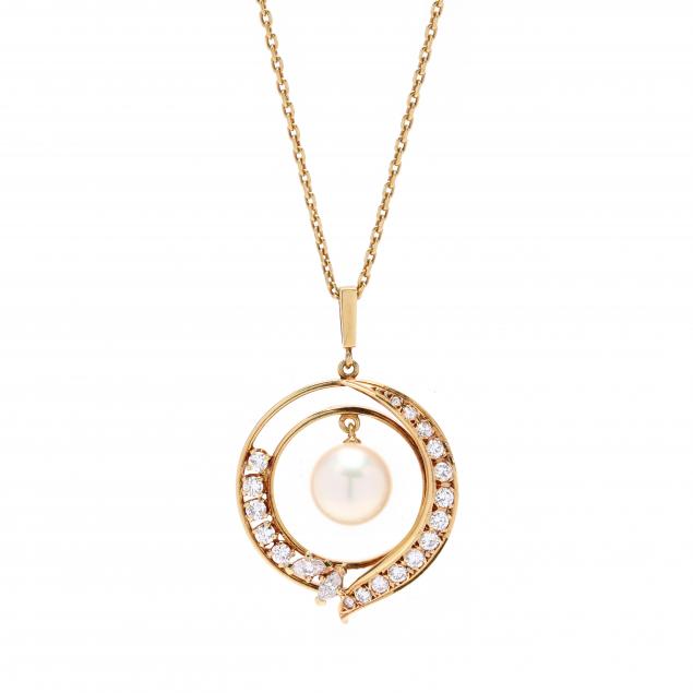 gold-pearl-and-diamond-pendant-necklace-mikimoto