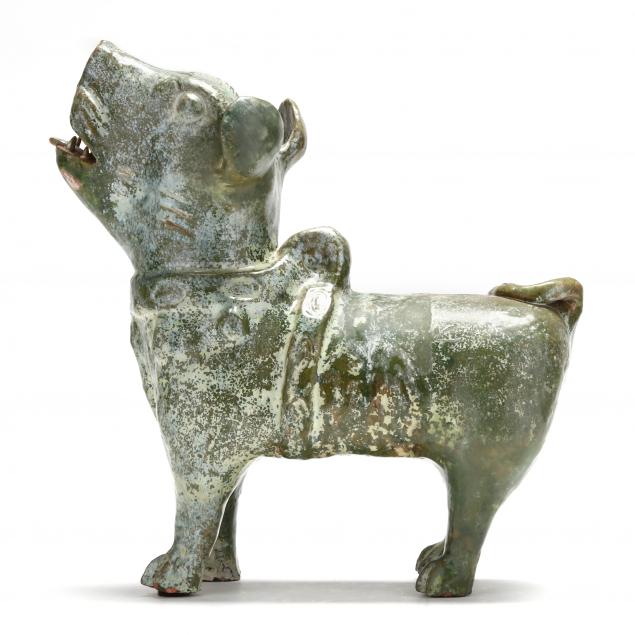 a-chinese-green-glazed-tomb-sculpture-of-a-dog