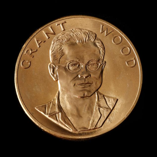 u-s-mint-1980-one-oz-bu-commemorative-arts-gold-medal-for-grant-wood