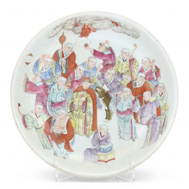 a-chinese-porcelain-famille-rose-charger-with-deities-and-tiger