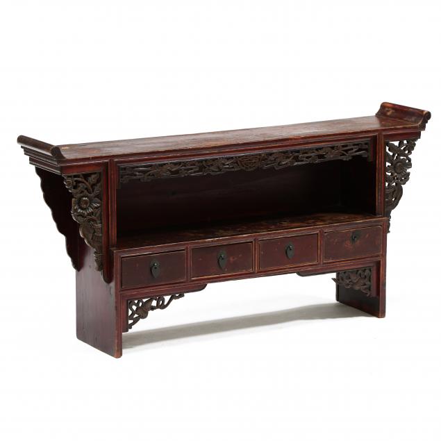 chinese-carved-wood-diminutive-altar-stand