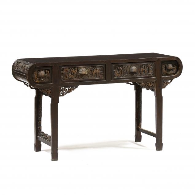 chinese-carved-wood-console-table