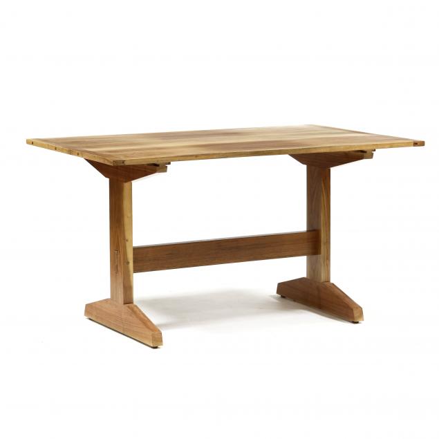 american-craft-walnut-trestle-base-table