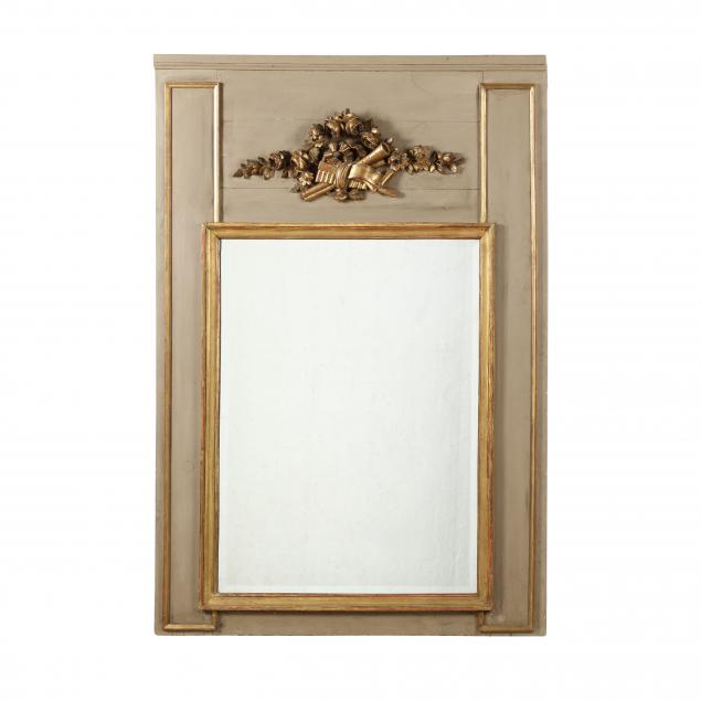 louis-xvi-carved-painted-and-gilt-trumeau-mirror