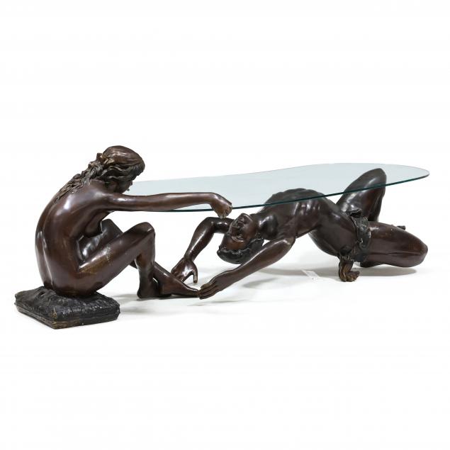 art-nouveau-style-bronze-sculptural-coffee-table-with-glass-top-signed-c-conndray