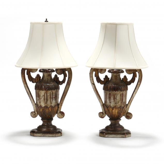 pair-of-continental-carved-urn-table-lamps