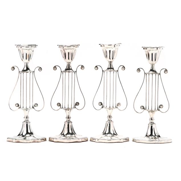 set-of-four-american-lyre-form-silver-plated-candlesticks