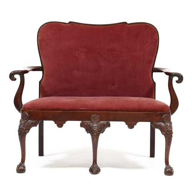 irish-chippendale-style-carved-mahogany-settee