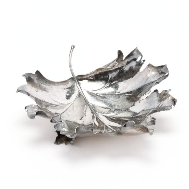 a-buccellati-sterling-silver-i-maple-i-leaf-dish