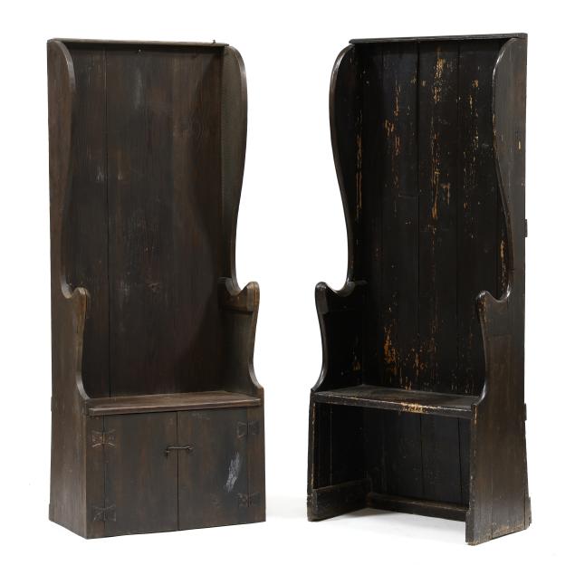 two-primitive-settle-chairs