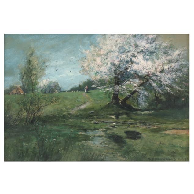 dubois-fenelon-hasbrouck-american-1860-1934-spring-landscape