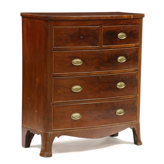 george-iii-mahogany-bow-front-semi-tall-chest-of-drawers