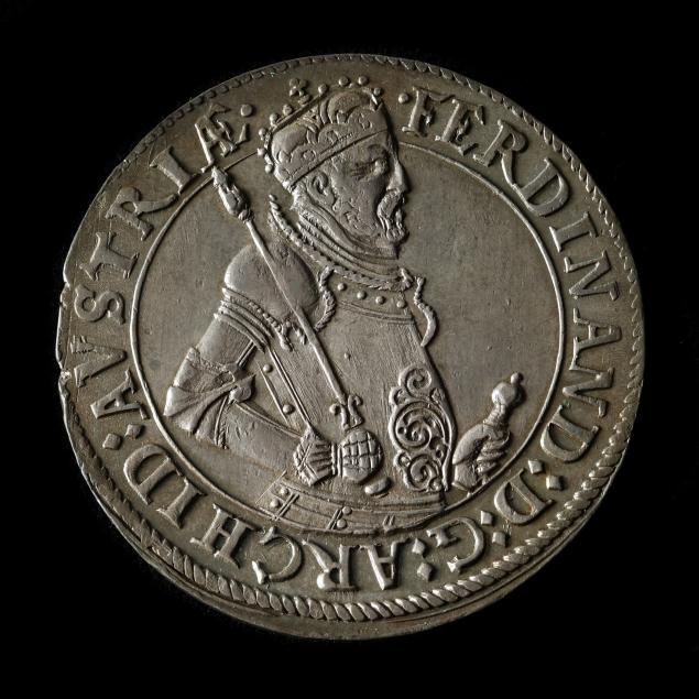 austrian-states-tyrol-ferdinand-ii-hall-mint-1577-1595-no-date-taler