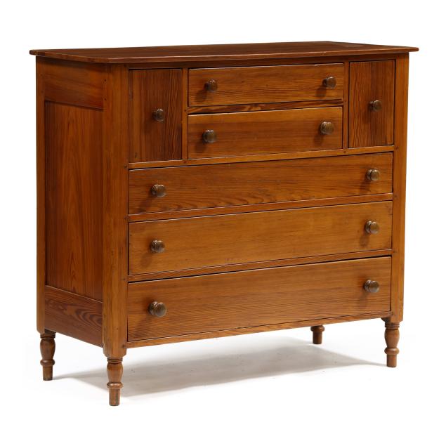 custom-southern-federal-style-yellow-pine-chest-of-drawers