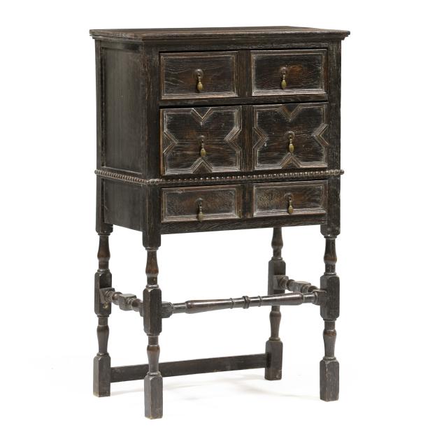 jacobean-style-ebonized-oak-diminutive-chest-on-stand