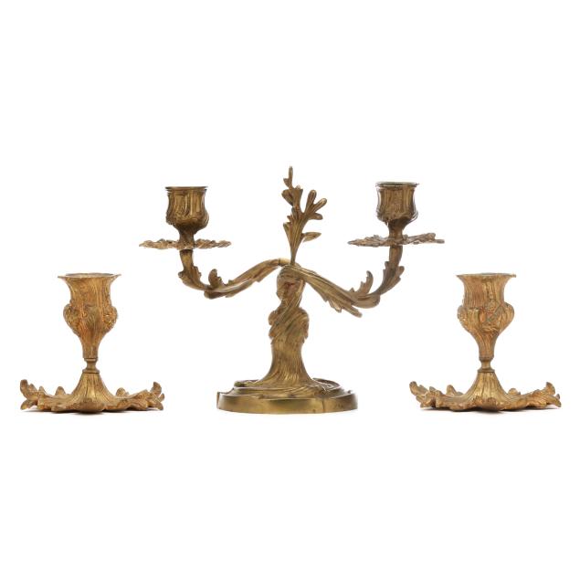 three-rococo-style-ormolu-candlesticks