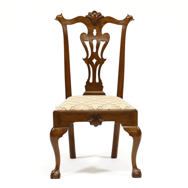 chippendale-style-carved-mahogany-side-chair