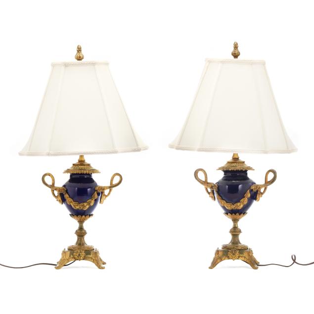 a-pair-of-french-ormolu-mounted-cobalt-porcelain-table-lamps