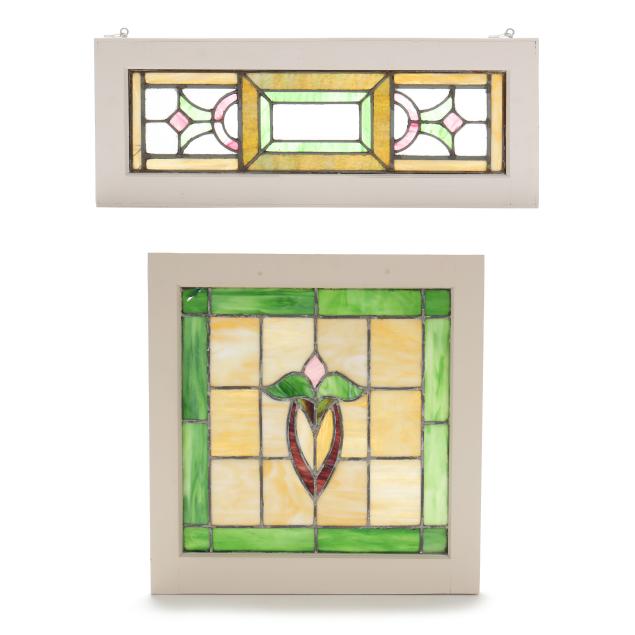 two-stained-glass-windows