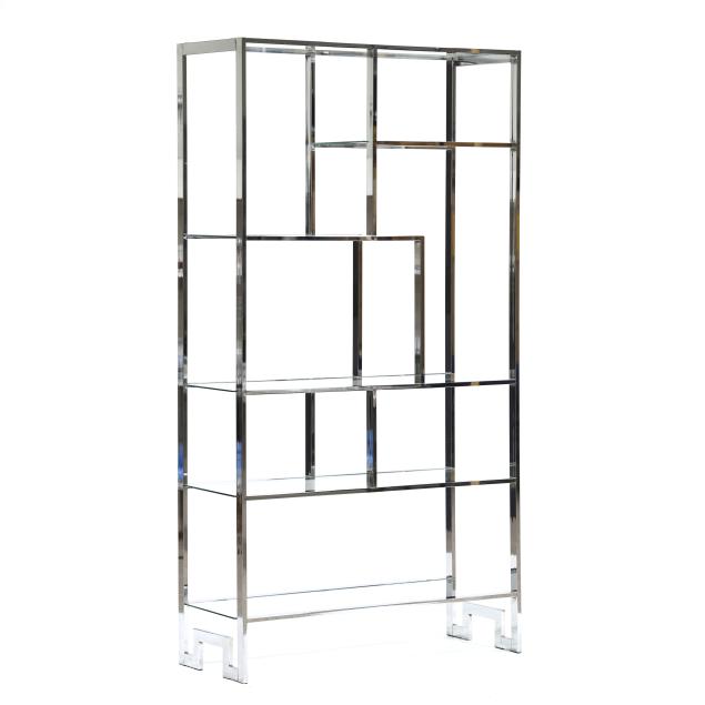 attributed-milo-baughman-american-1923-2003-steel-and-glass-etagere