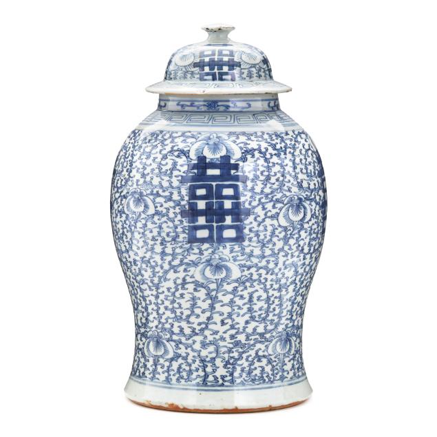 a-chinese-blue-and-white-double-happiness-ginger-jar-with-cover