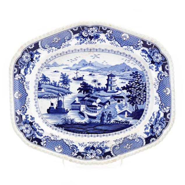 a-ridgway-blue-and-white-i-india-temple-i-platter