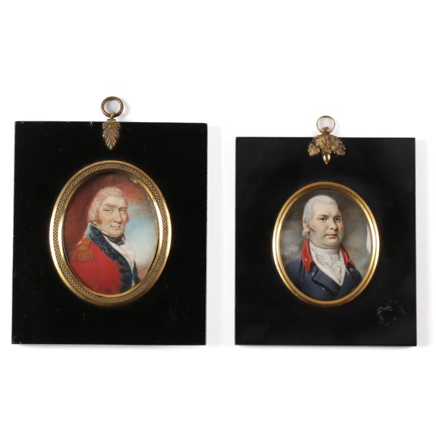 two-british-school-miniature-portraits-of-officers