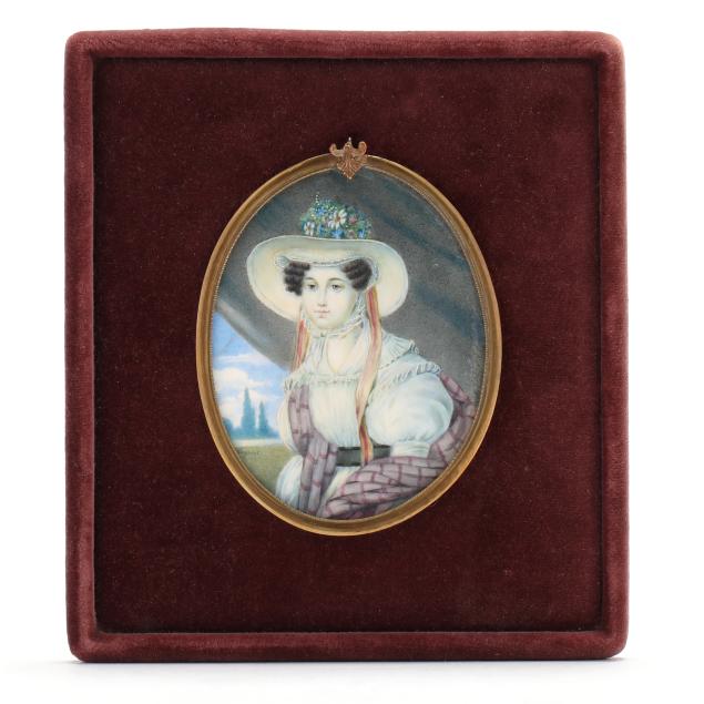 french-school-miniature-portrait-of-a-lady-in-hat-signed-cogniet