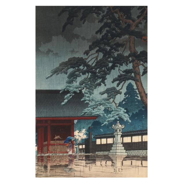 hasui-kawase-japanese-1883-1957-i-spring-rain-at-gokoku-ji-i