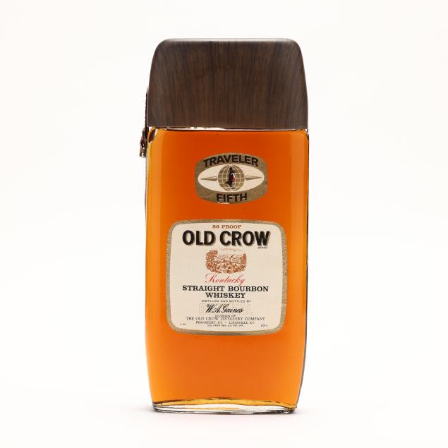 old-crow-bourbon-whiskey-in-traveler-fifth-bottle