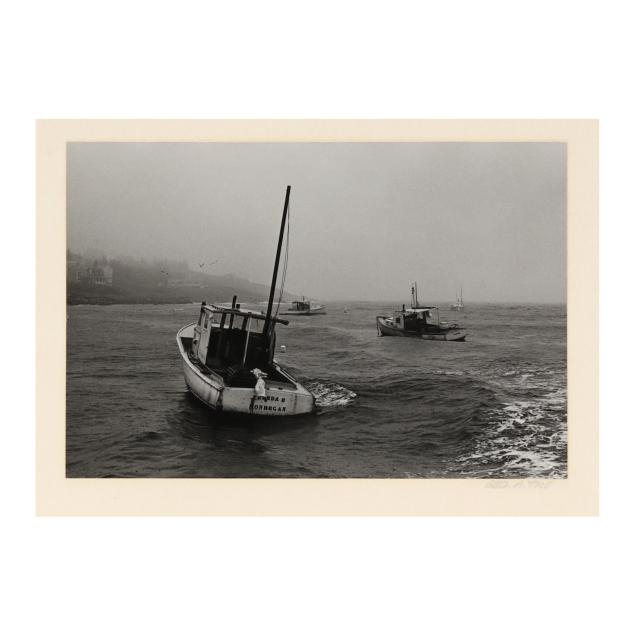 george-tice-american-b-1938-i-lobster-boats-off-monhegan-island-maine-i-1970