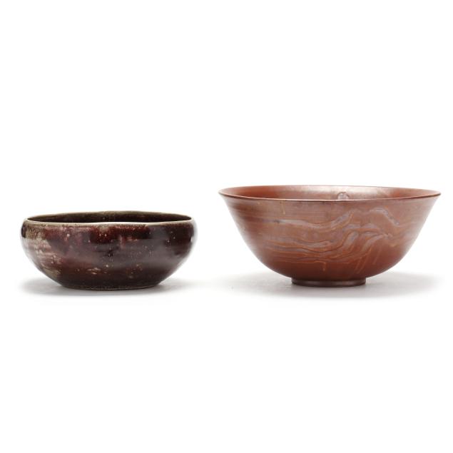 attributed-laura-andreson-american-1902-1999-two-pottery-bowls