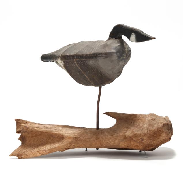 caleb-cartwright-va-1893-1977-published-goose-mounted-on-driftwood