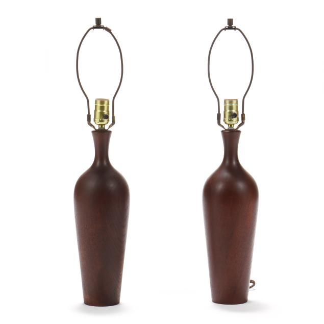 esa-pair-of-danish-turned-teak-table-lamps