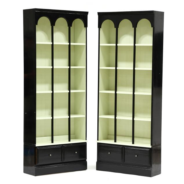 pair-of-mid-century-painted-bookcases