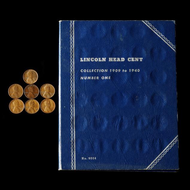 lincoln-cents-1909-1940-nearly-complete-set-with-three-semi-keys