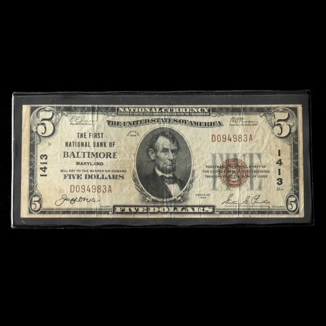 baltimore-maryland-national-currency-5-series-of-1929