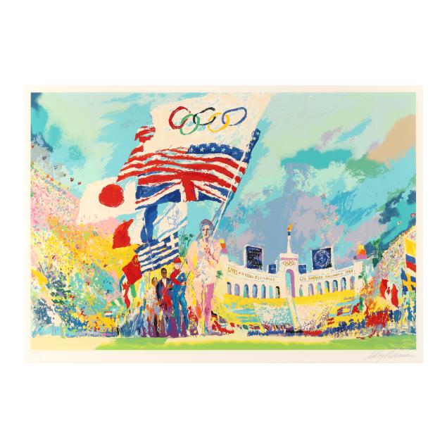 leroy-neiman-american-1921-2012-i-opening-ceremonies-xxiii-olympiad-1984-los-angeles-i