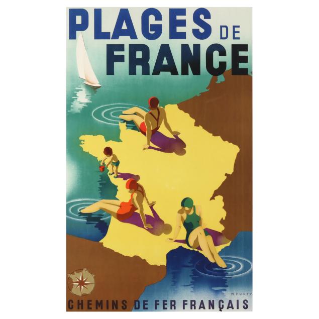 max-ponty-french-1904-1972-i-plages-de-france-i