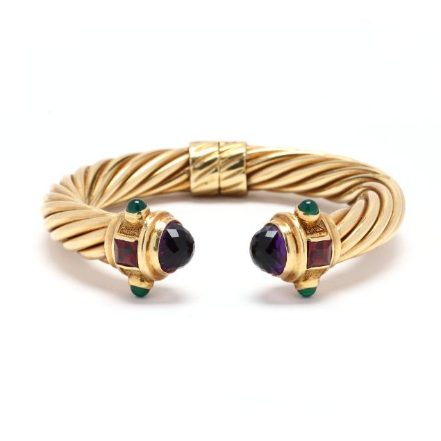 gold-and-gem-set-cuff-bracelet