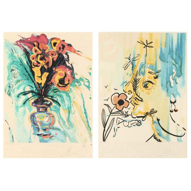 salvador-dali-spanish-1904-1989-i-fleurs-surrealistes-flowers-for-gala-i-the-complete-suite-of-two-works