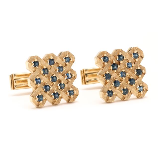 gold-and-sapphire-cufflinks