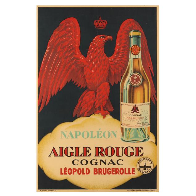 french-school-early-mid-20th-century-i-napoleon-aigle-rouge-cognac-leopold-brugerolle-i