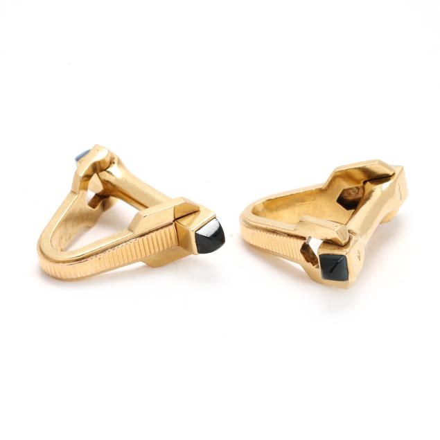 gold-and-sapphire-stirrup-cufflinks-france