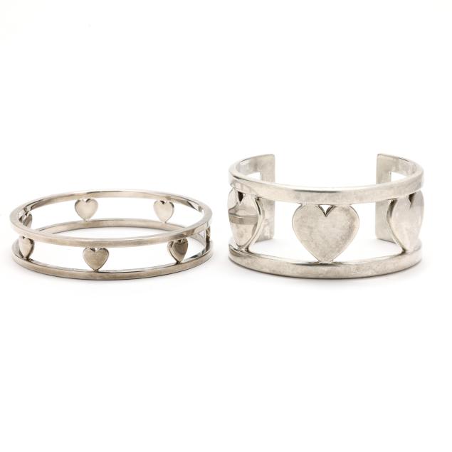 two-sterling-silver-stencil-heart-bracelets-tiffany-co