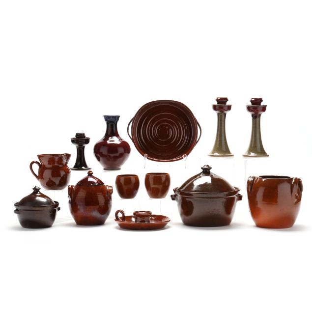 an-assortment-of-12-jugtown-pottery