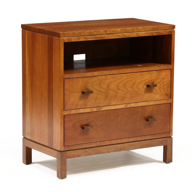 stickley-mission-style-cherry-two-drawer-stand